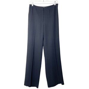 Ann Taylor Loft Black Wool Blend Lined Trouser Career Dress Pants Women’s Size 8